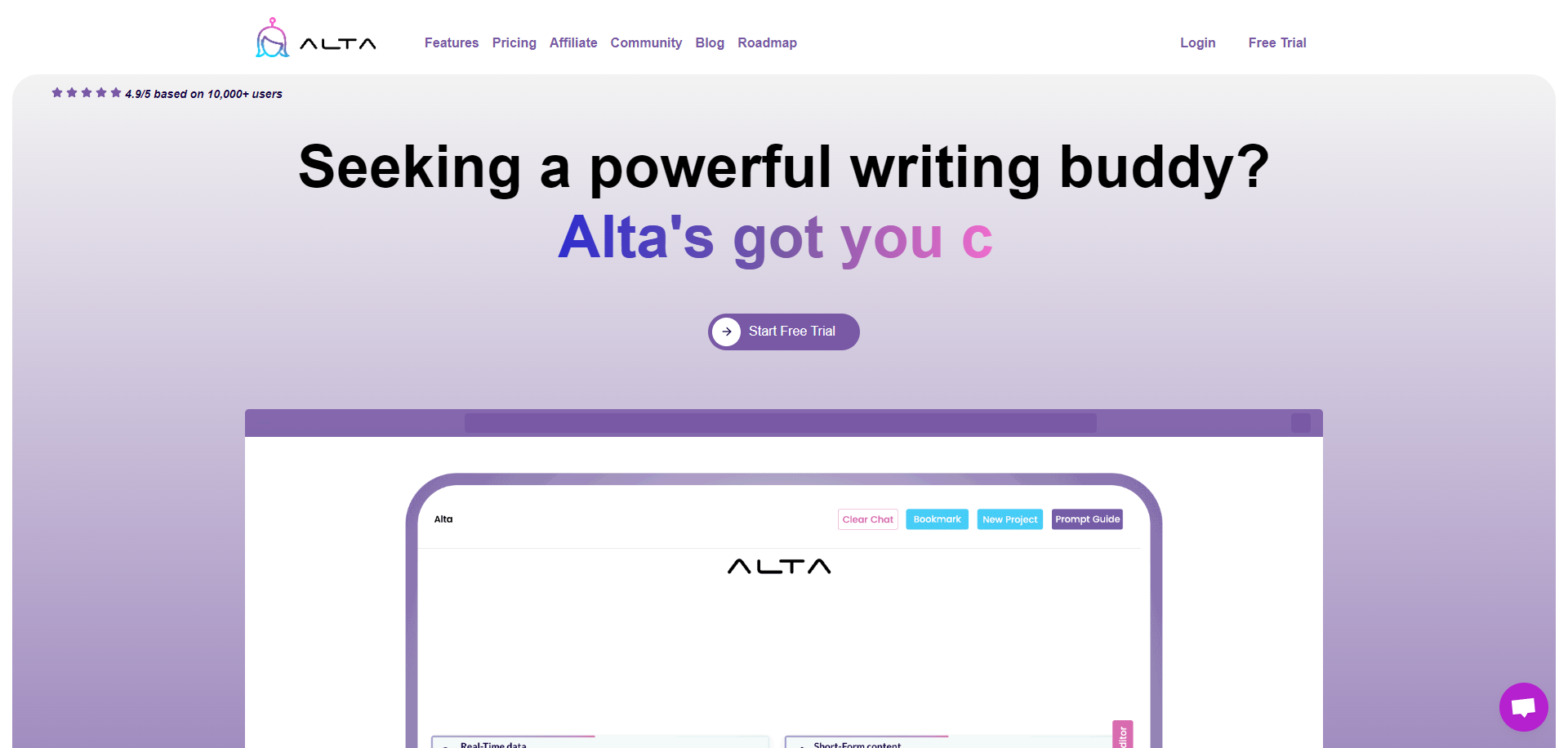 thumbnail for tool alta