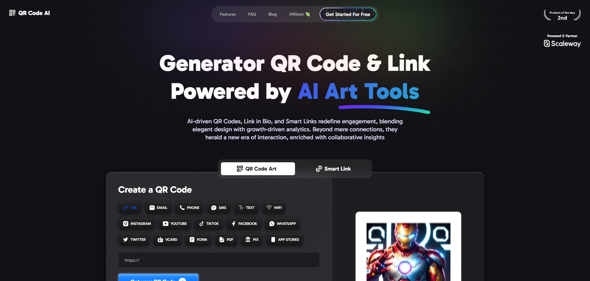 thumbnail for tool qrcodeai